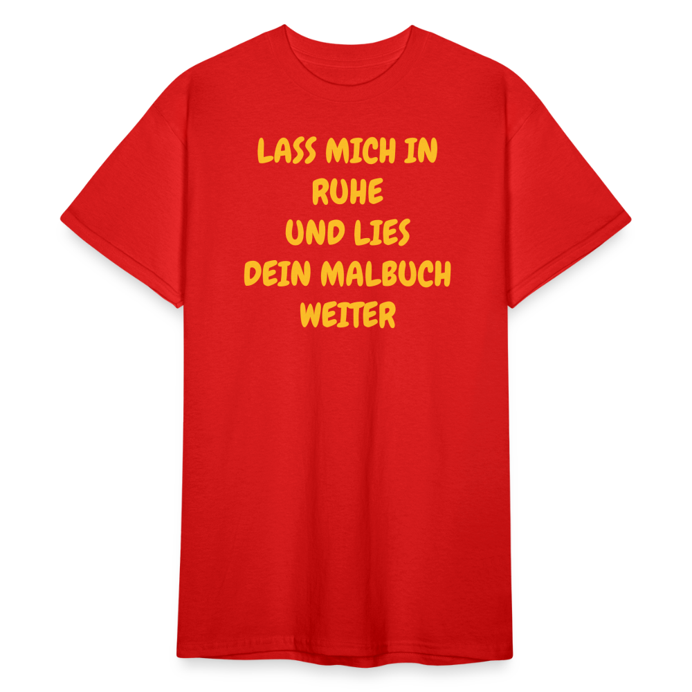 SSW2418LASS MICH IN RUHE UND LIES DEIN MALBUCH WEITER - Rot