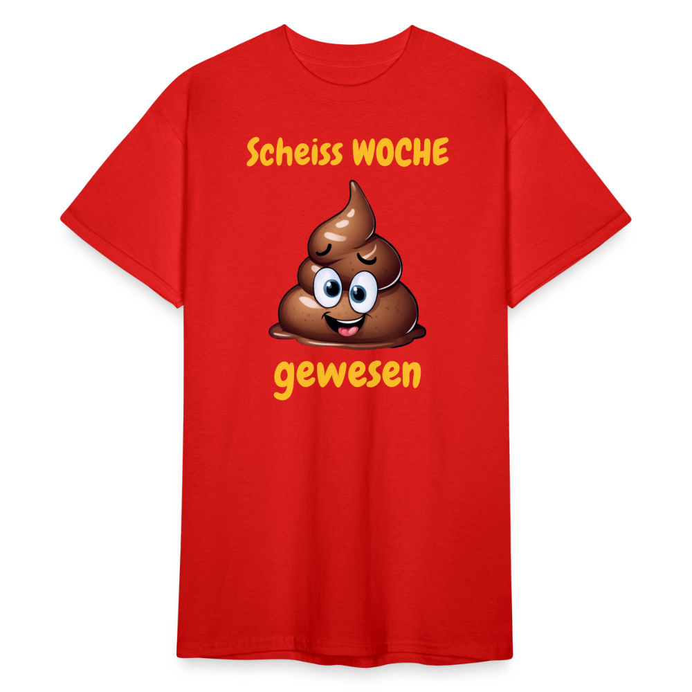 SSW2449Scheiss WOCHE gewesen - Rot