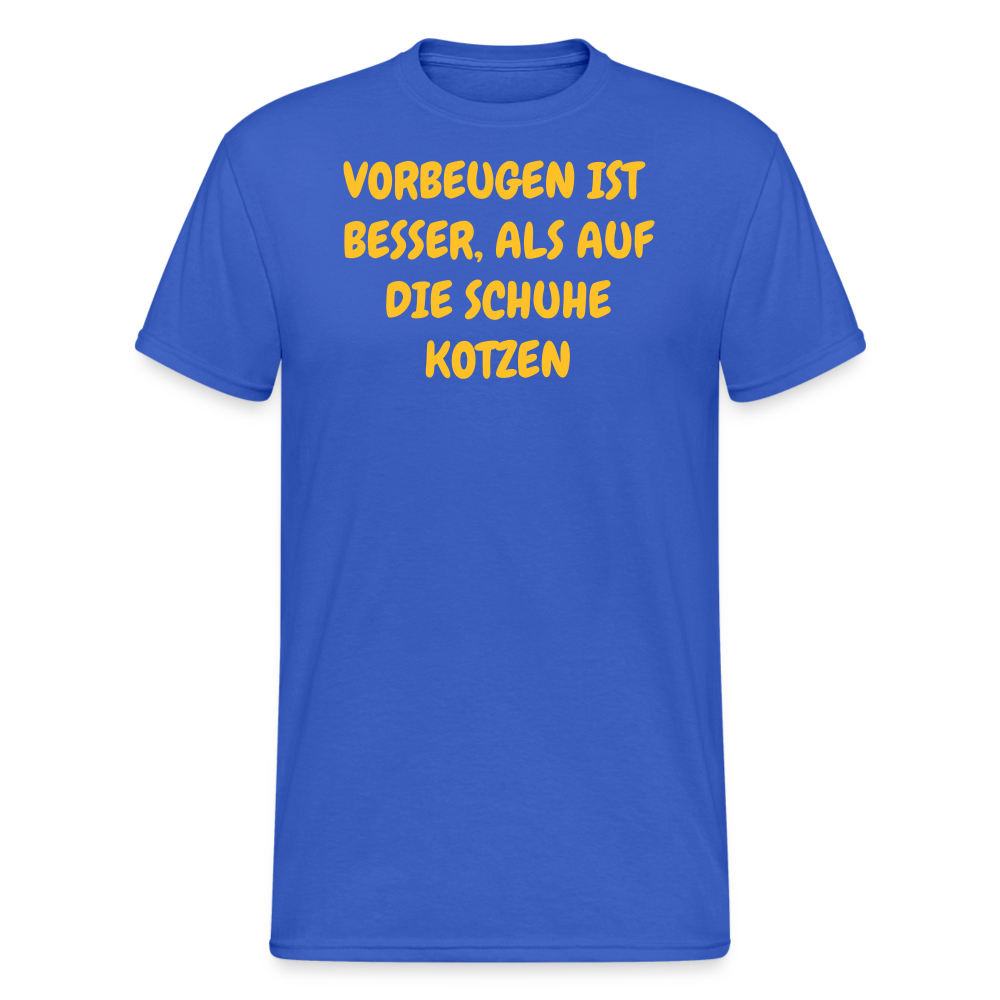 SSW2427VORBEUGEN IST  BESSER, ALS AUF DIE SCHUHE KOTZEN - Königsblau