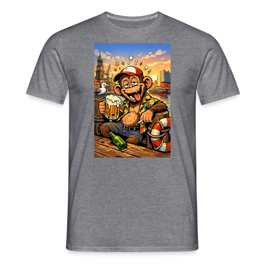 SSW2724 Affe Hamburg Bier - Graphit meliert