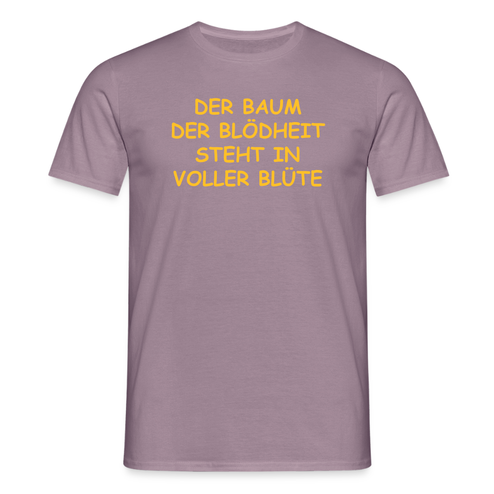 SSW2510DER BAUM DER BLÖDHEIT STEHT IN VOLLER BLÜTE - Lilagrau 
