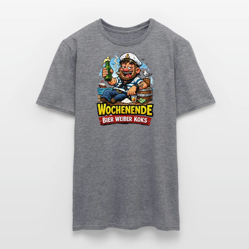 SSW2716Wochenende Bier Weiber Koks - Graphit meliert