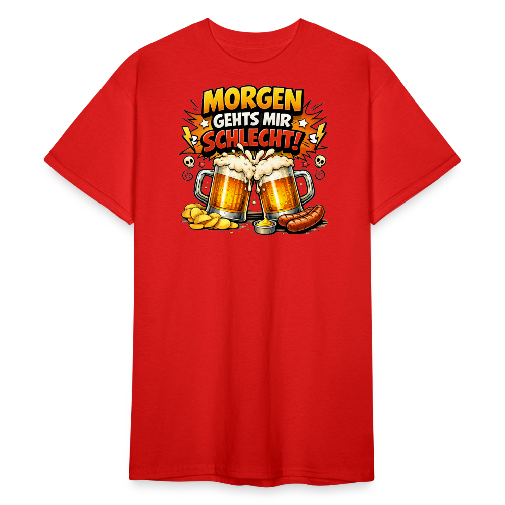 SSW2838 MORGEN GEHTS MIR SCHLECHT - Rot