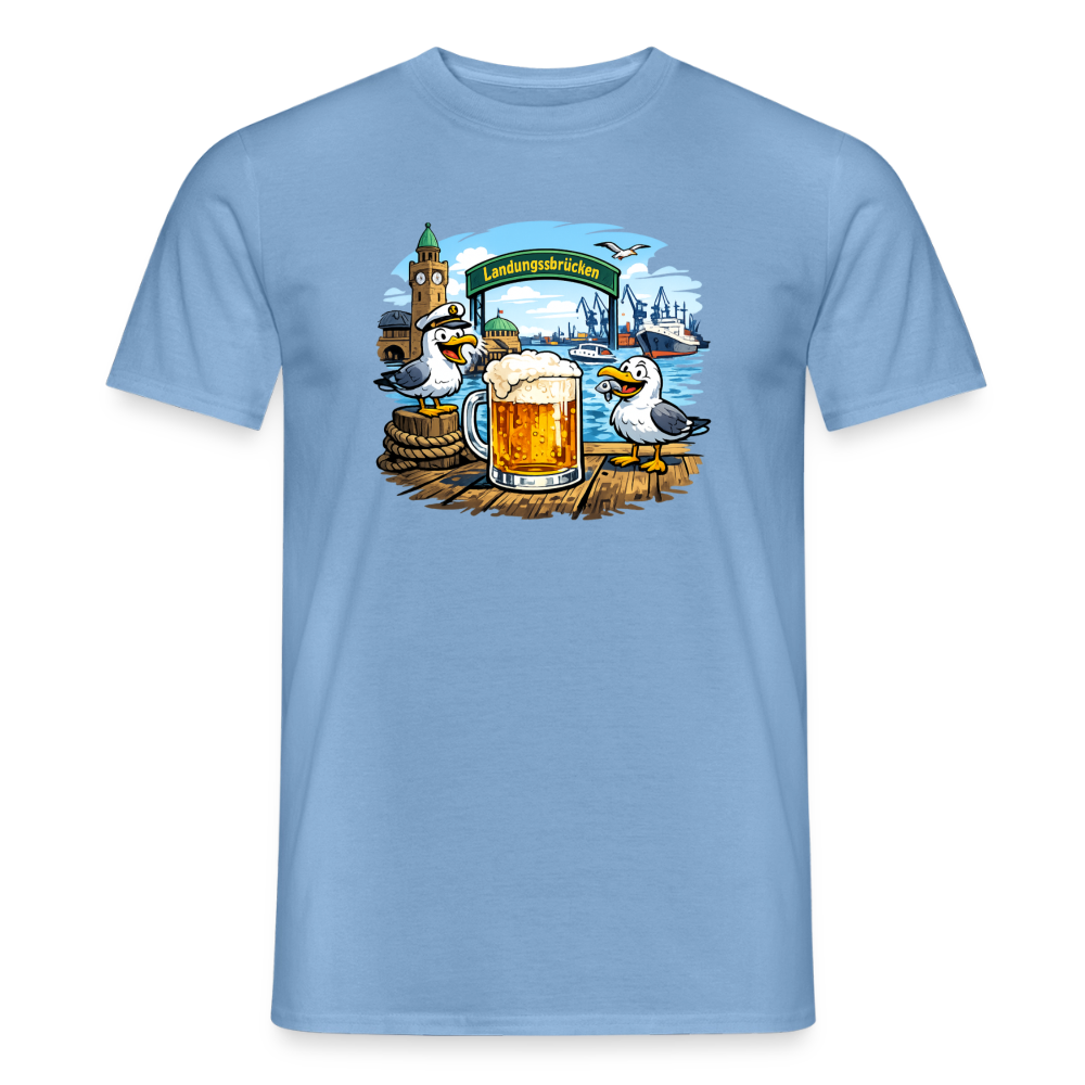 SSW2869Möwen Bier Landungsbrücken - Carolina Blue