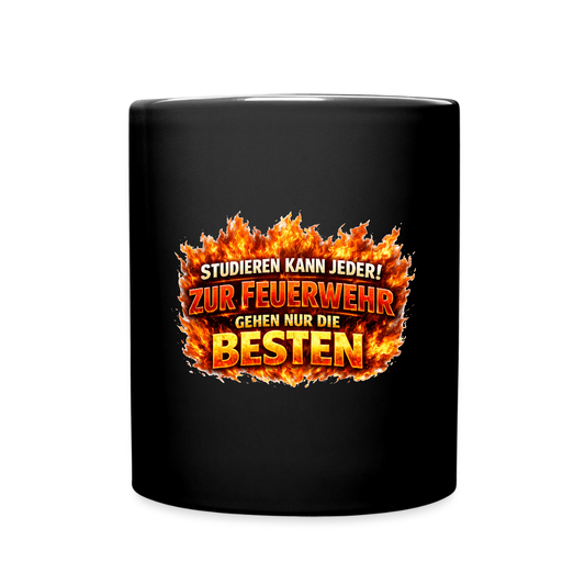 SSW2736 STUDIEREN KANN JEDER ZUR FEUERWEHR GEHEN NUR DIE BESTEN - Schwarz