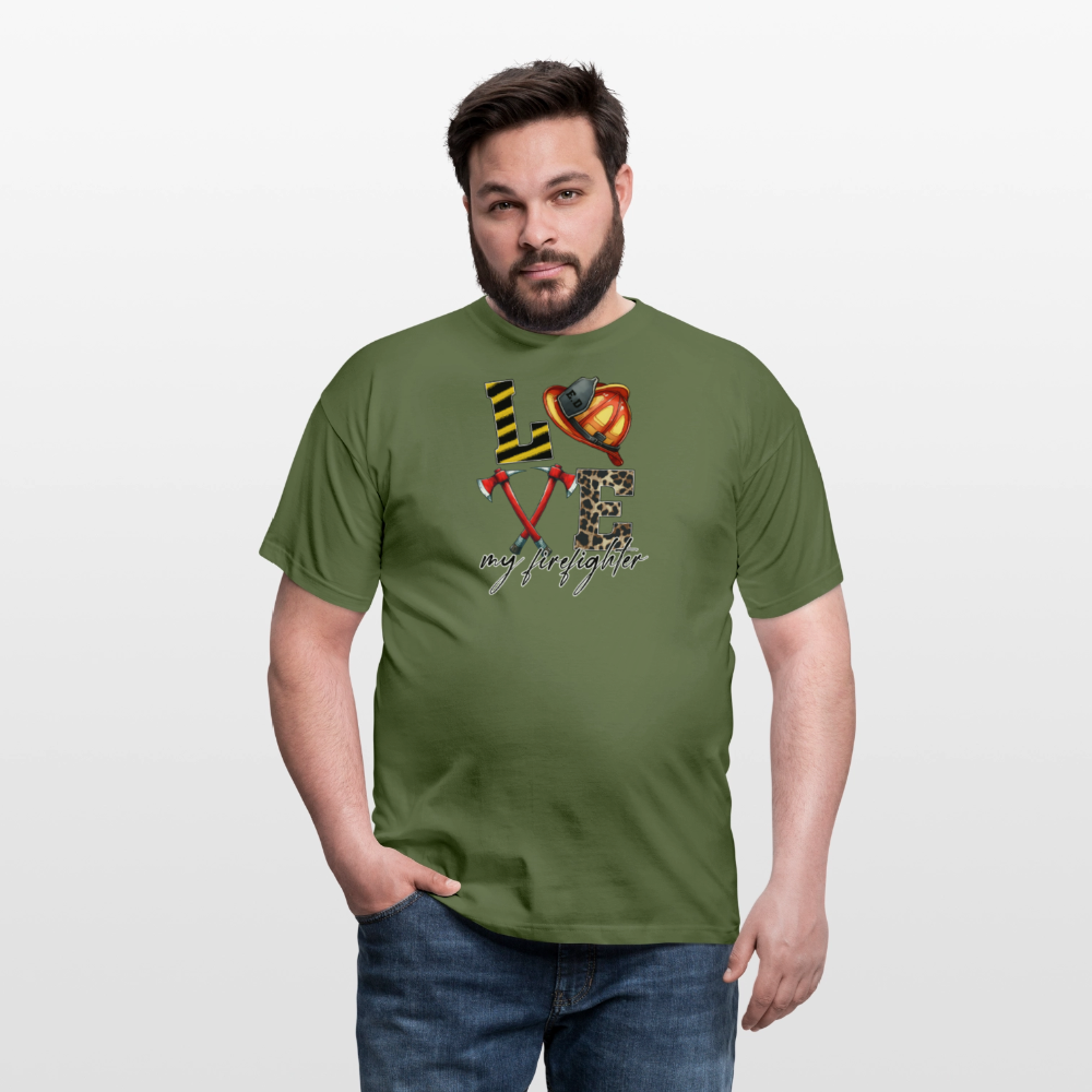 SSW2646Love meine Feuerwehr - Militärgrün