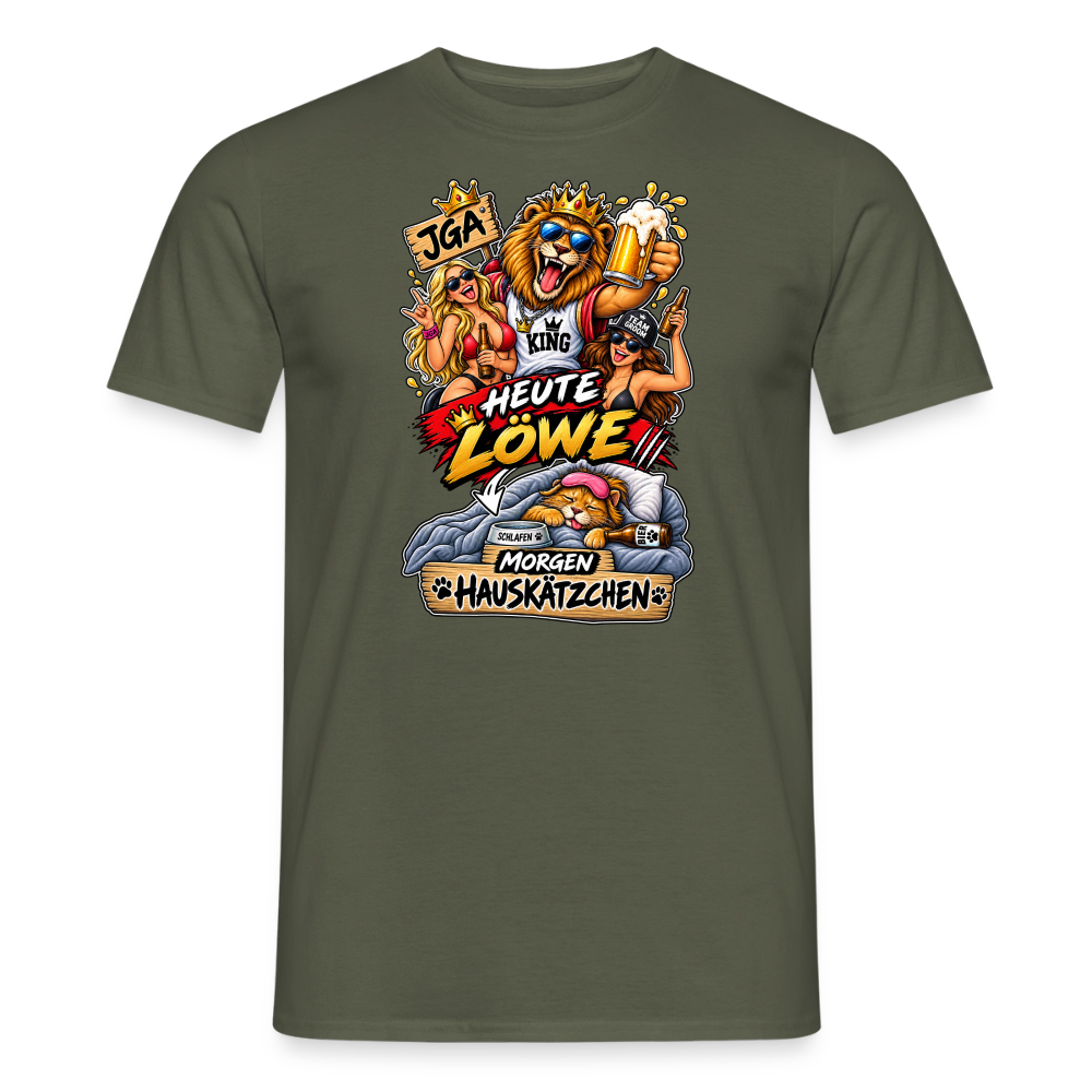 SSW2904Heute Loewe morgen Hauskätzchen - Militärgrün