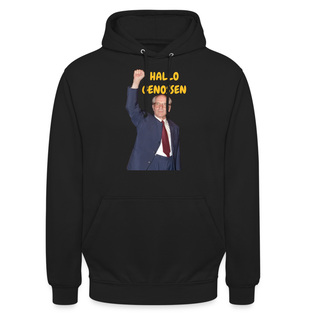 OSSI18Hoodie HALLO GENOSSEN - Schwarz