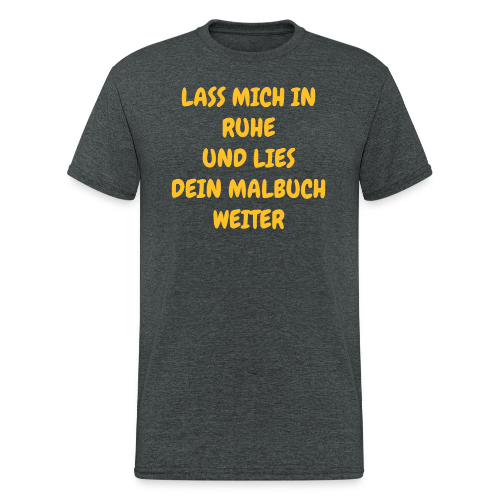 SSW2418LASS MICH IN RUHE UND LIES DEIN MALBUCH WEITER - Dunkelgrau meliert
