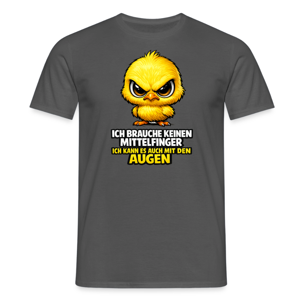 SSW2801 ICH BRAUCHE KEINEN MITTELFINGER ICH KANN ES AUCH MIT DEN AUGEN - Anthrazit
