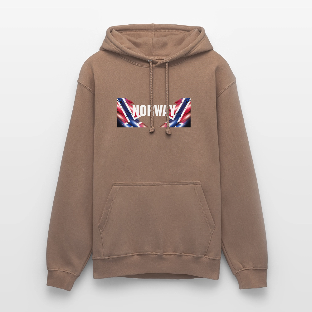 SSW2533 Kapuzenpulli Flag of Norway - Mokka