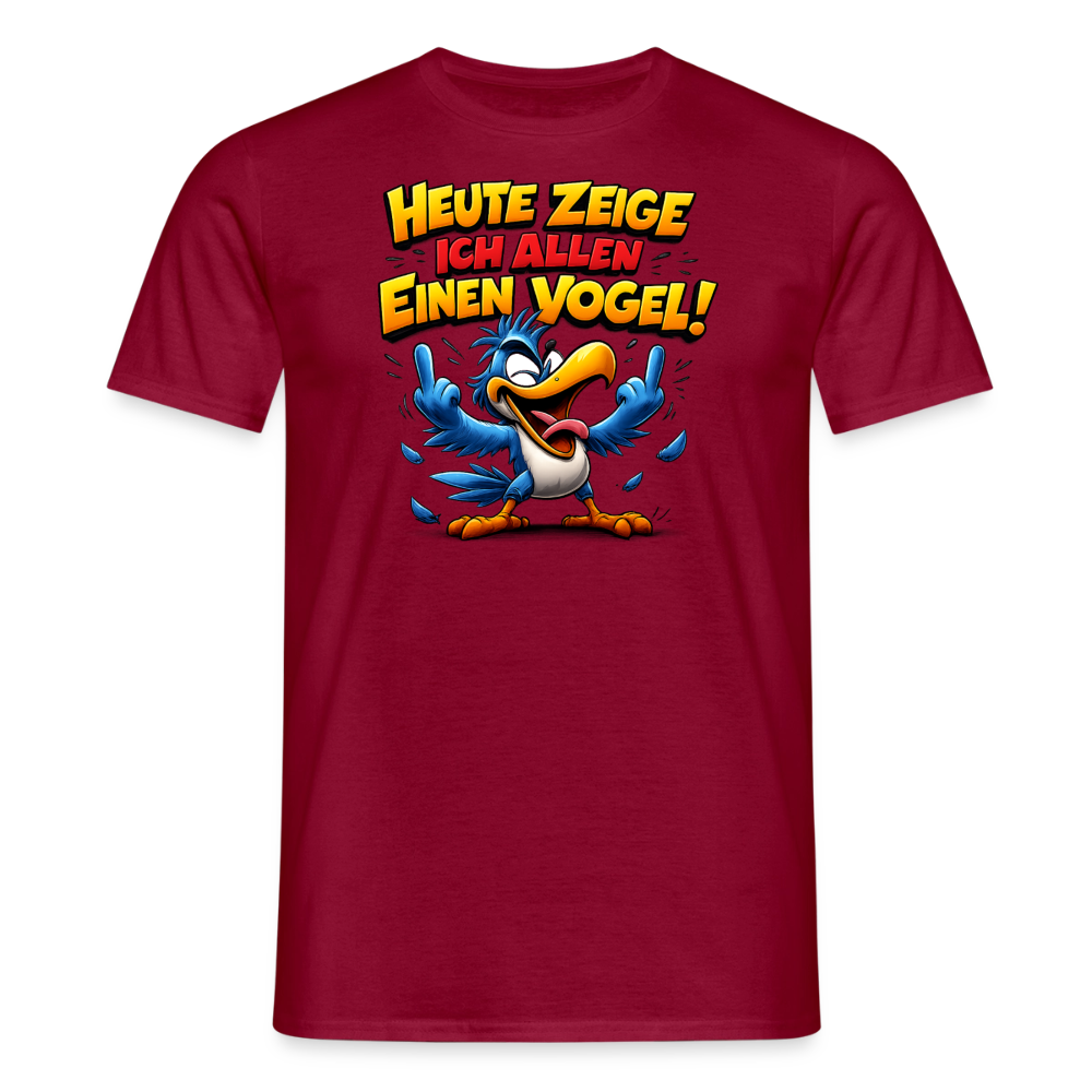 SSW2799 HEUTE ZEIGE ICH ALLEN EINEN VOGEL - Ziegelrot