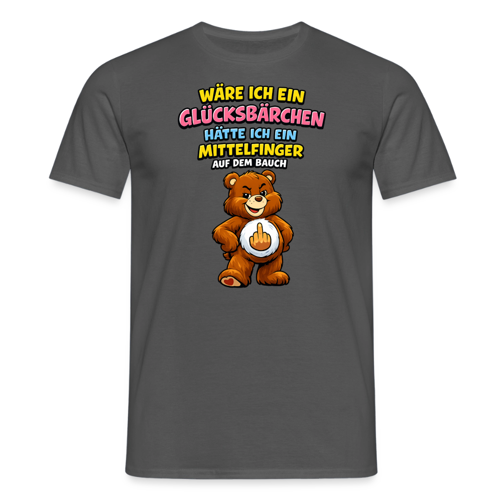 SSW2802 WÄRE ICH EIN GLÜCKSBÄRCHEN HÄTTE ICH EIN MITTELFINGER AUF DEM BAUCH - Anthrazit