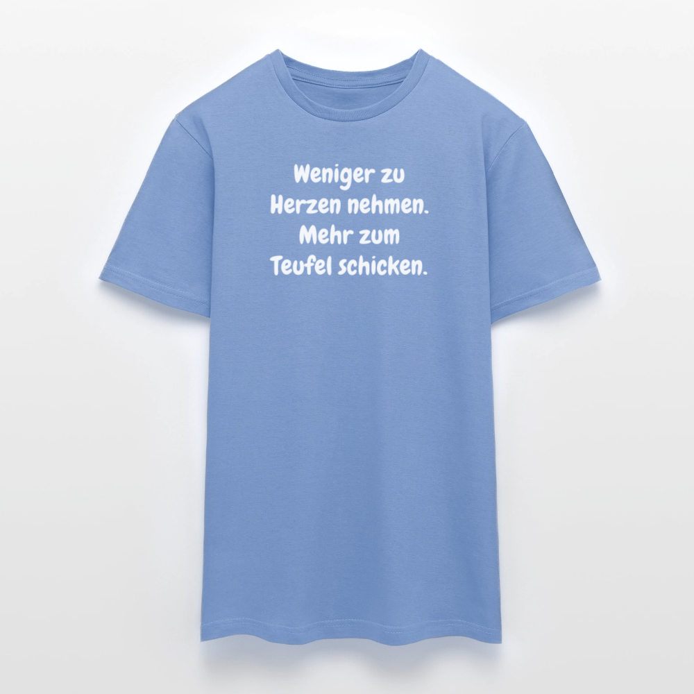 SSW2459Weniger zu Herzen nehmen. Mehr zum Teufel schicken. - carolina blue