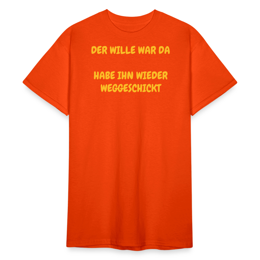 SSW2426DER WILLE WAR DA  HABE IHN WIEDER WEGGESCHICKT - kräftig Orange