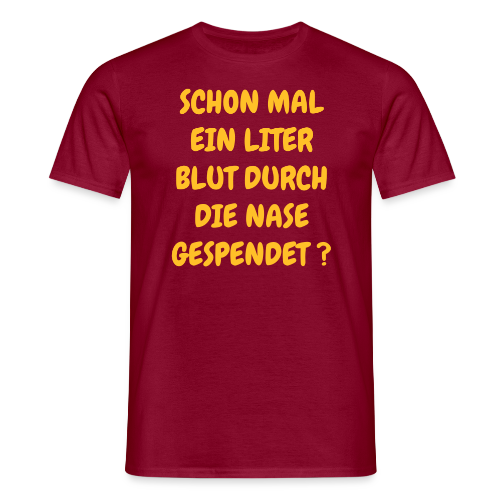 SSW2490SCHON MAL EIN LITER BLUT DURCH DIE NASE GESPENDET ? - Ziegelrot