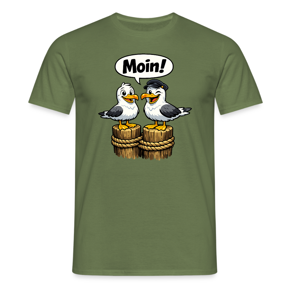 SSW2718Möwen sagen Moin - Militärgrün