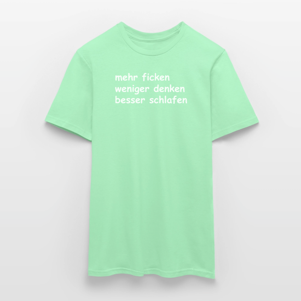 SSW2650mehr ficken weniger denken besser schlafen - Mintgrün