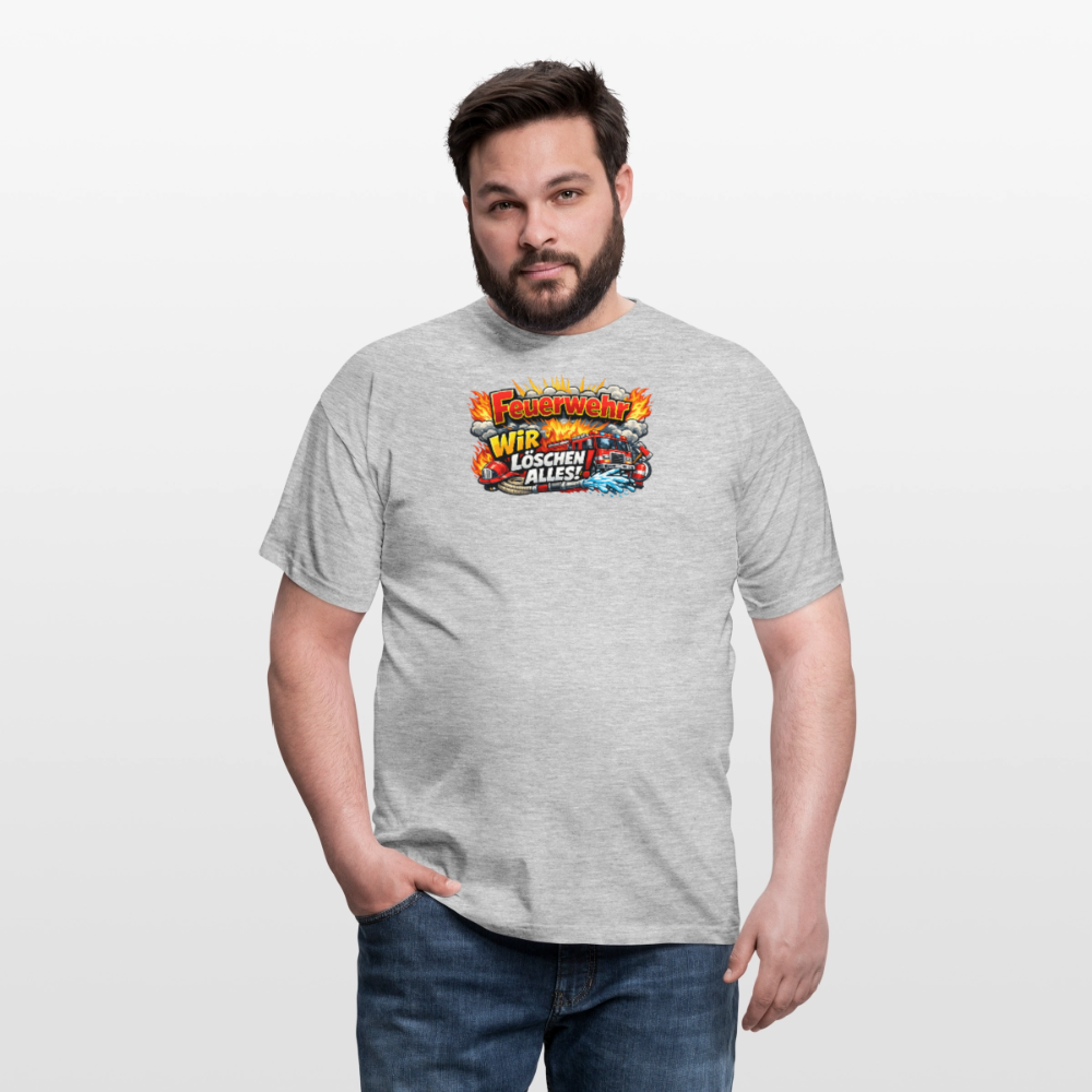 SSW2814 FEUERWEHR WIR LÖSCHEN ALLES - Grau meliert