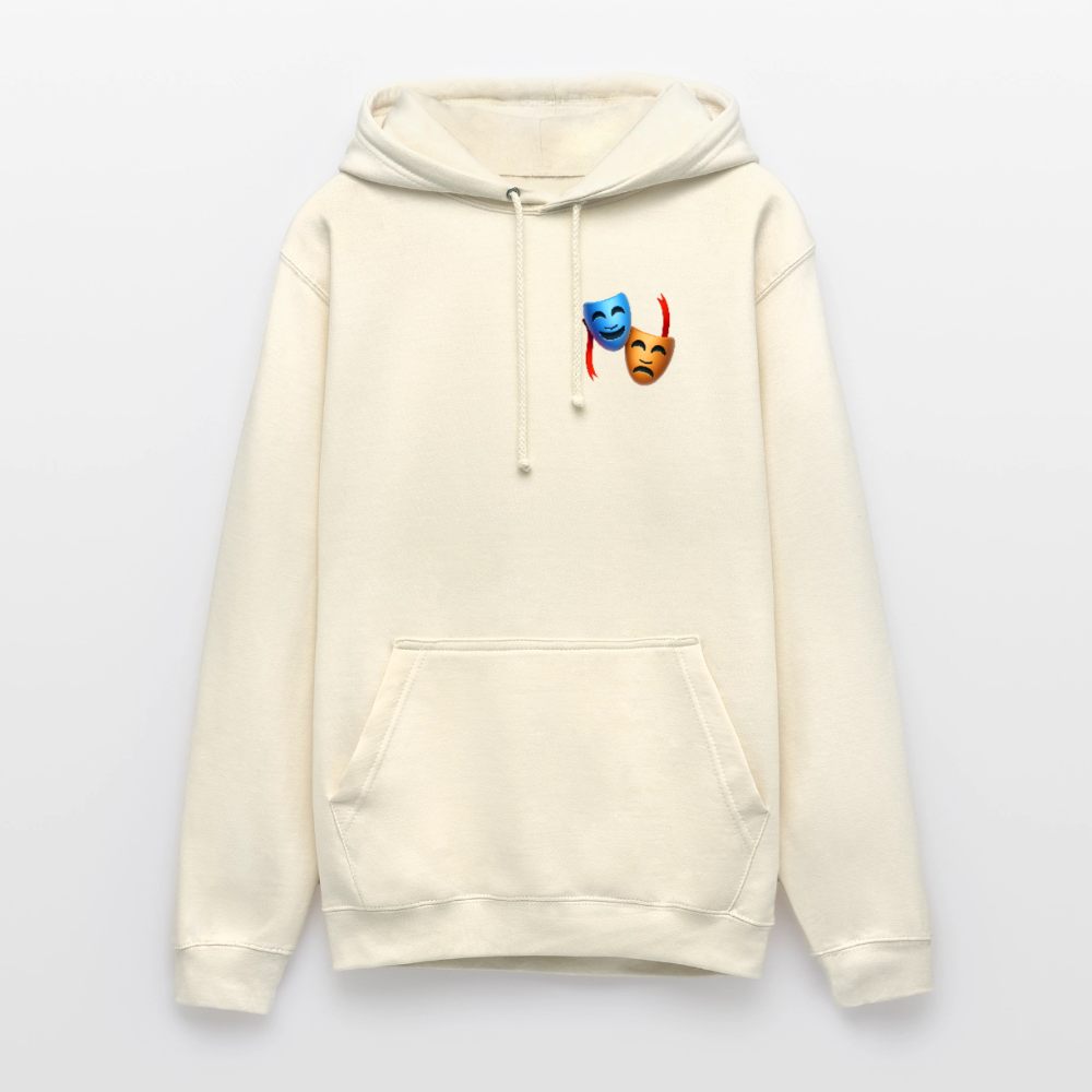 Hoodie Kunde Schule Bunte Maske gerade Schrift - Vanille-Milchshake