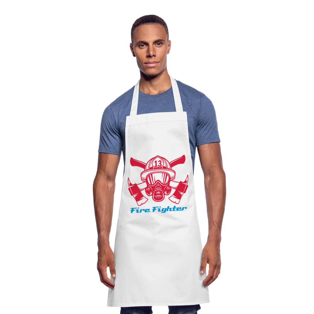 SSW2600 Fire Fighter Kochschürze - Weiß
