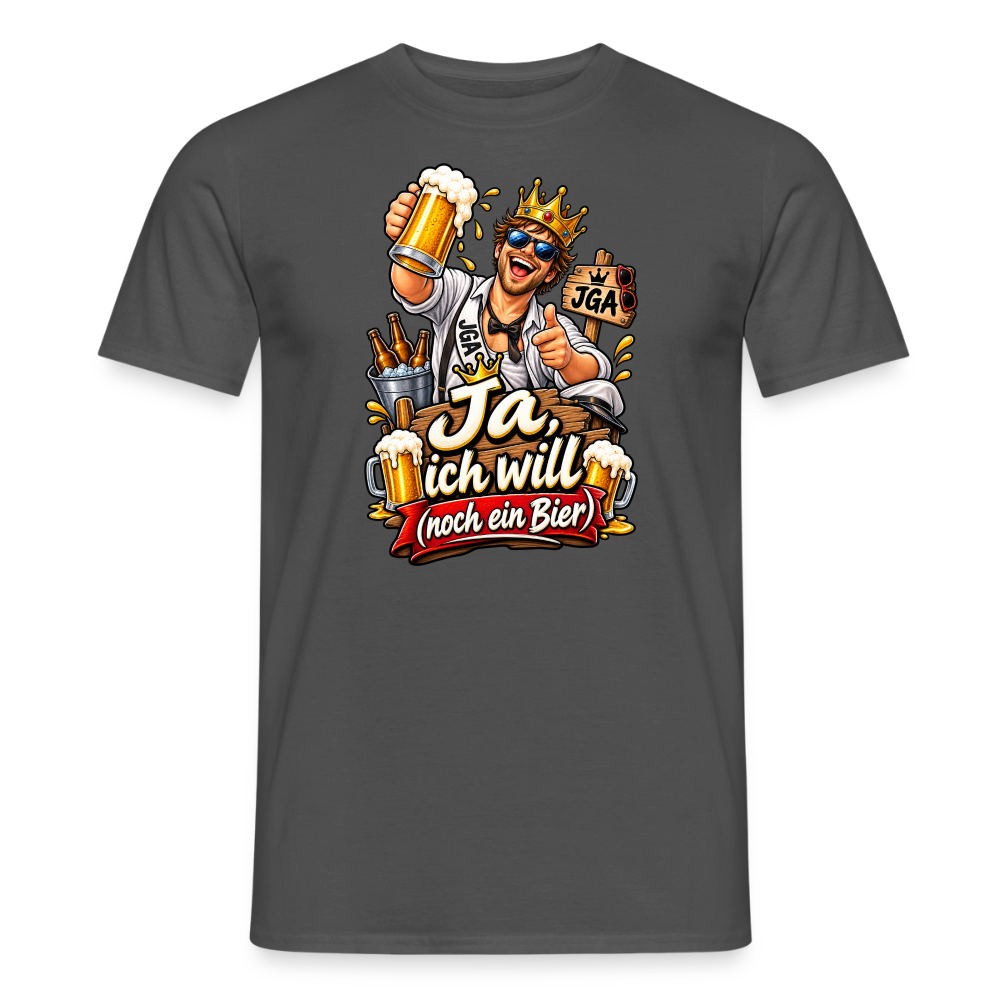 SSW2906JA ICH WILL NOCH EIN BIER - Anthrazit