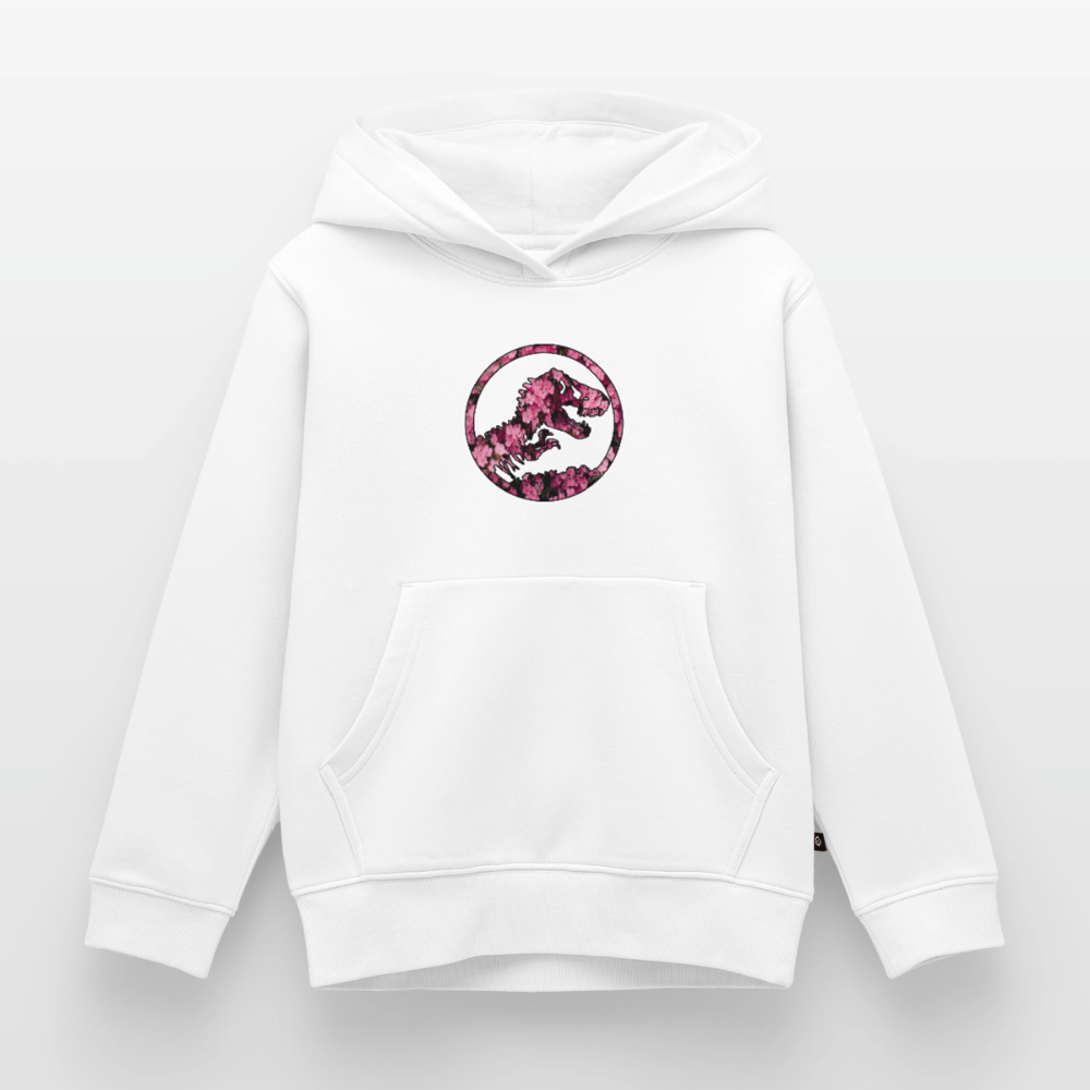 SSW1479 Hoodie jurassic_flowers_v2 - Weiß