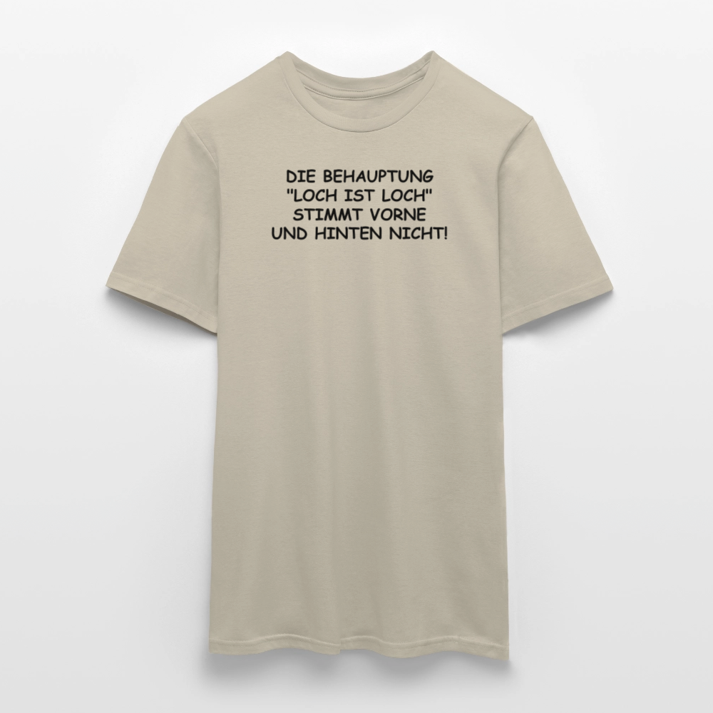 SSW2542DIE BEHAUPTUNG "LOCH IST LOCH" STIMMT VORNE UND HINTEN NICHT! - Sandbeige
