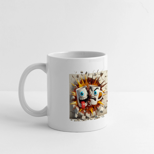 SSW2631Kaffeetassen Verrückt 2 - Weiß