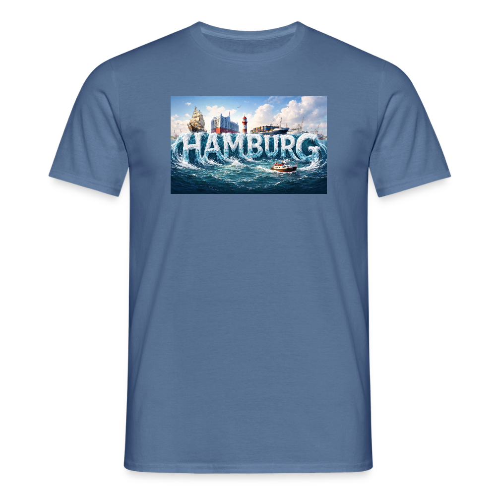 SSW2709 Hamburgerhafen - Taubenblau 