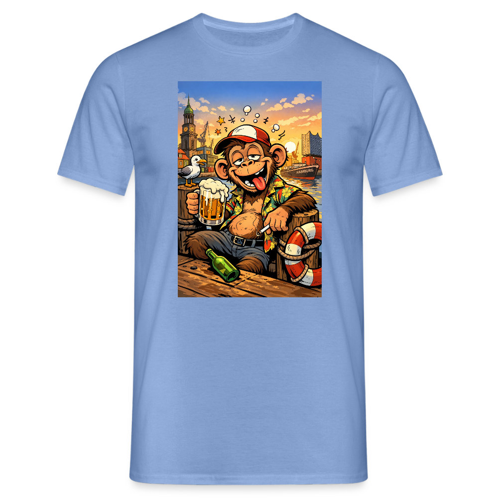 SSW2724 Affe Hamburg Bier - Carolina Blue