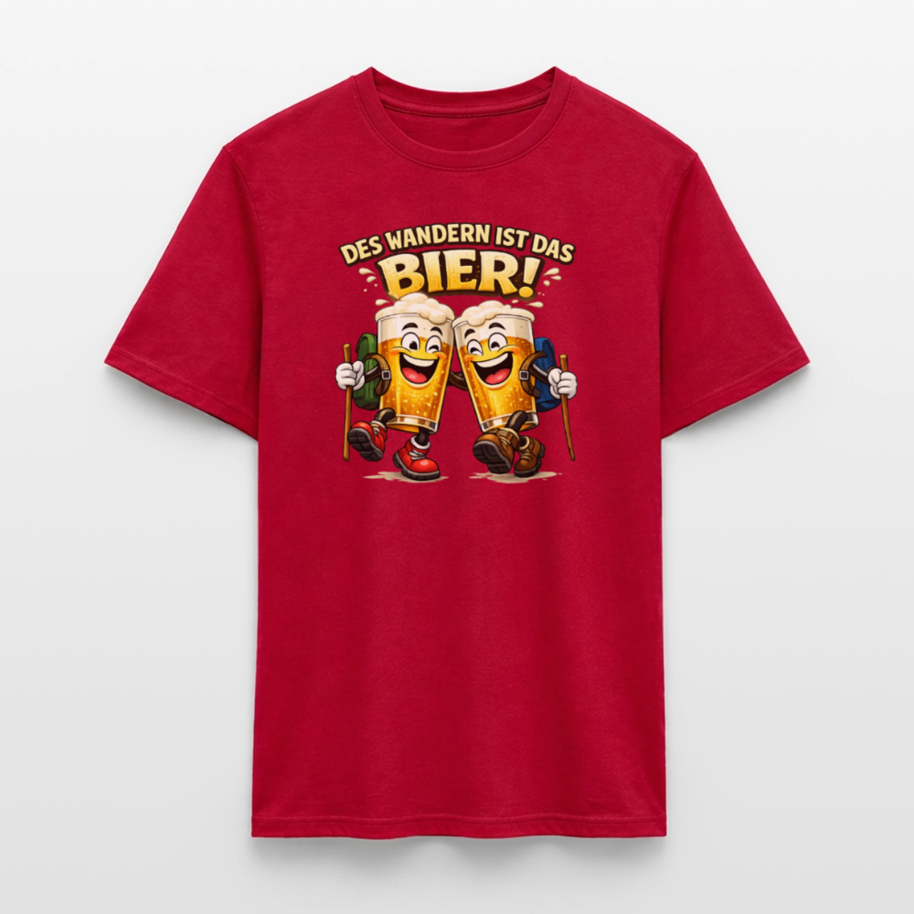 SSW2890 DES WANDERN IST DAS BIER - Rot