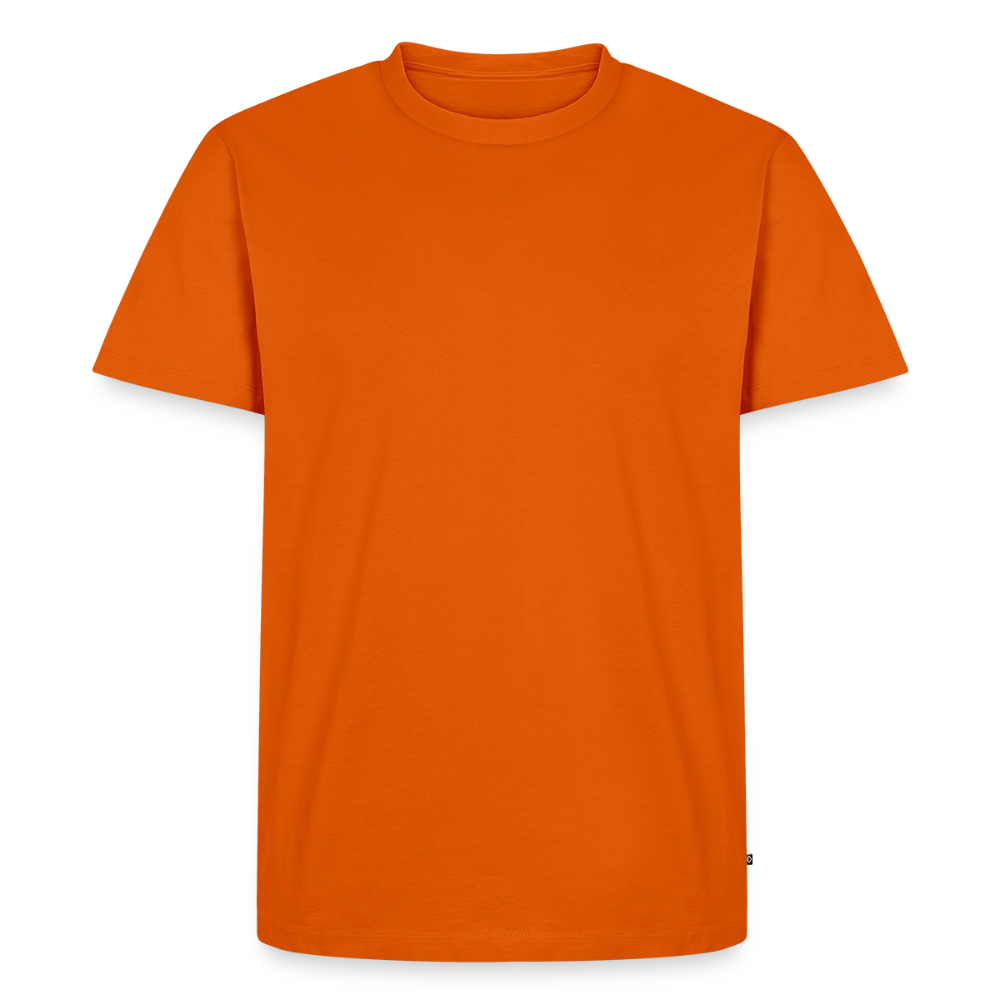 Tshirt Rückendruck Graffitischrift Förderverein Schule - Orange 