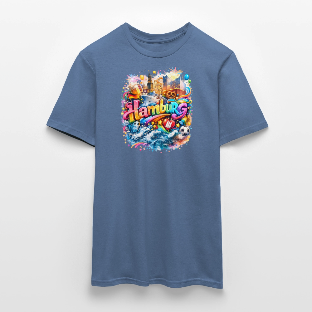 SSW2680Hamburg Verrückt und Bunt2 - Taubenblau 