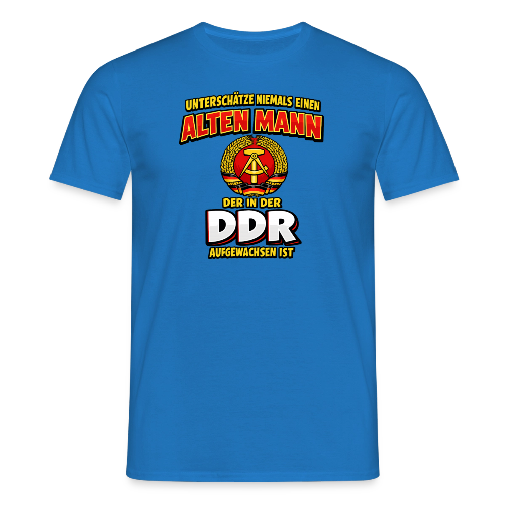 SSW2810 UNTERSCHÄTZE NIEMALS EINEN ALTEN MANN... - Royalblau