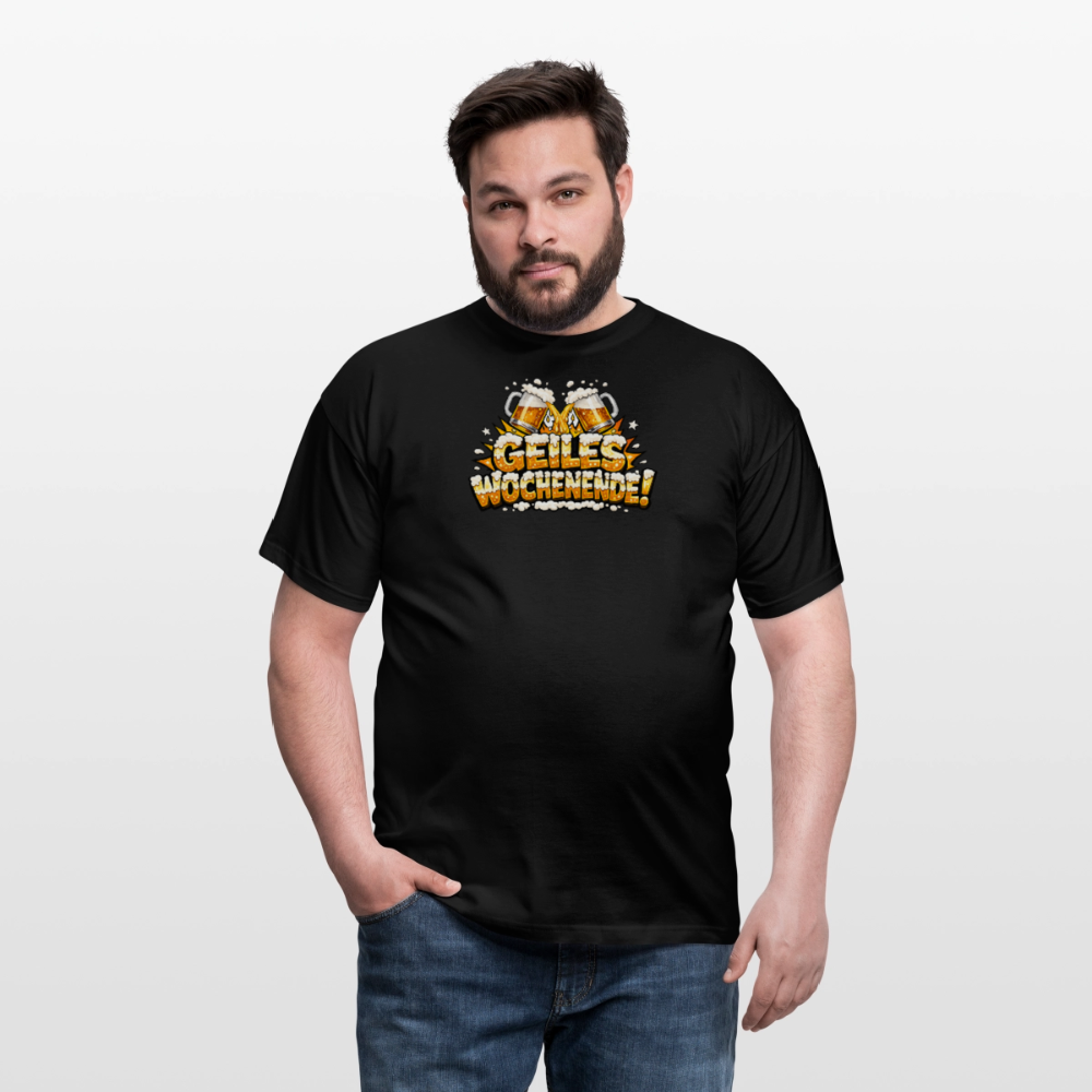 SSW2851 GEILES WOCHENENDE BIER - Schwarz