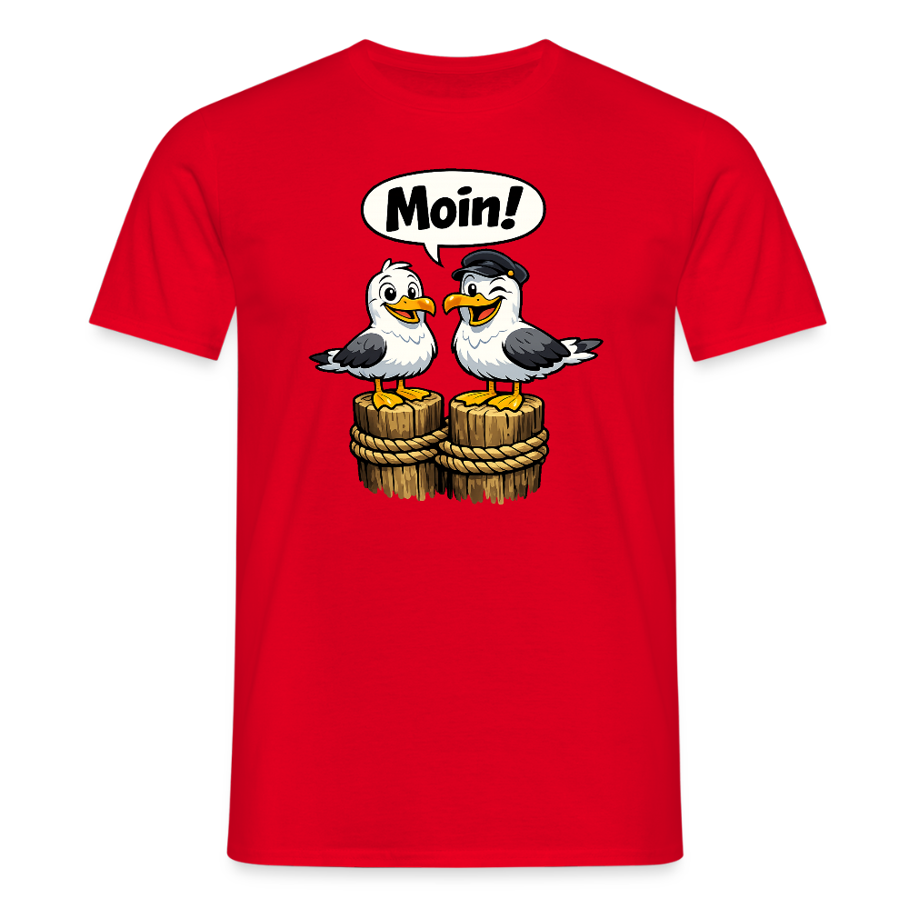 SSW2718Möwen sagen Moin - Rot