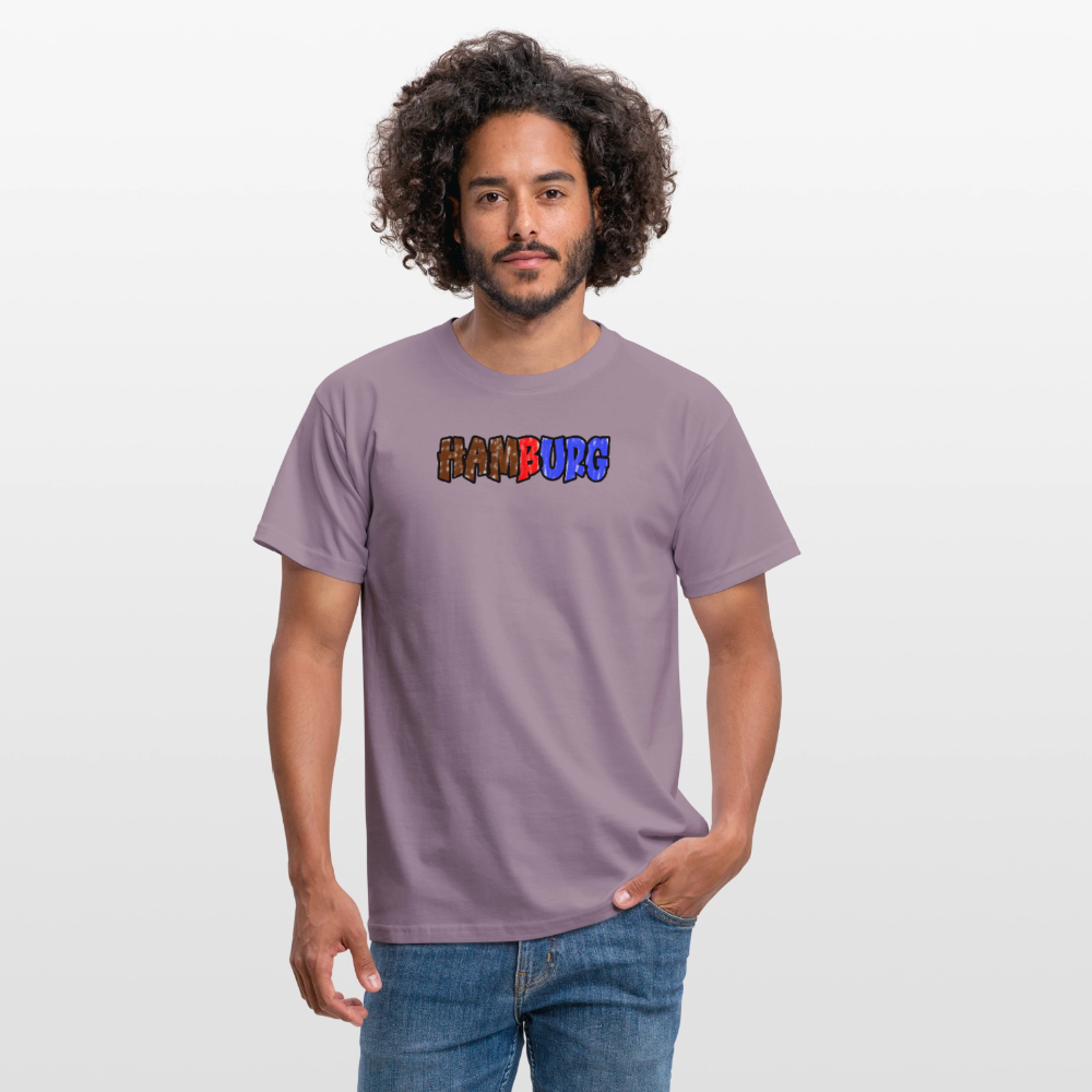 SSW2679Hamburg Braun rot Blau - Lilagrau 