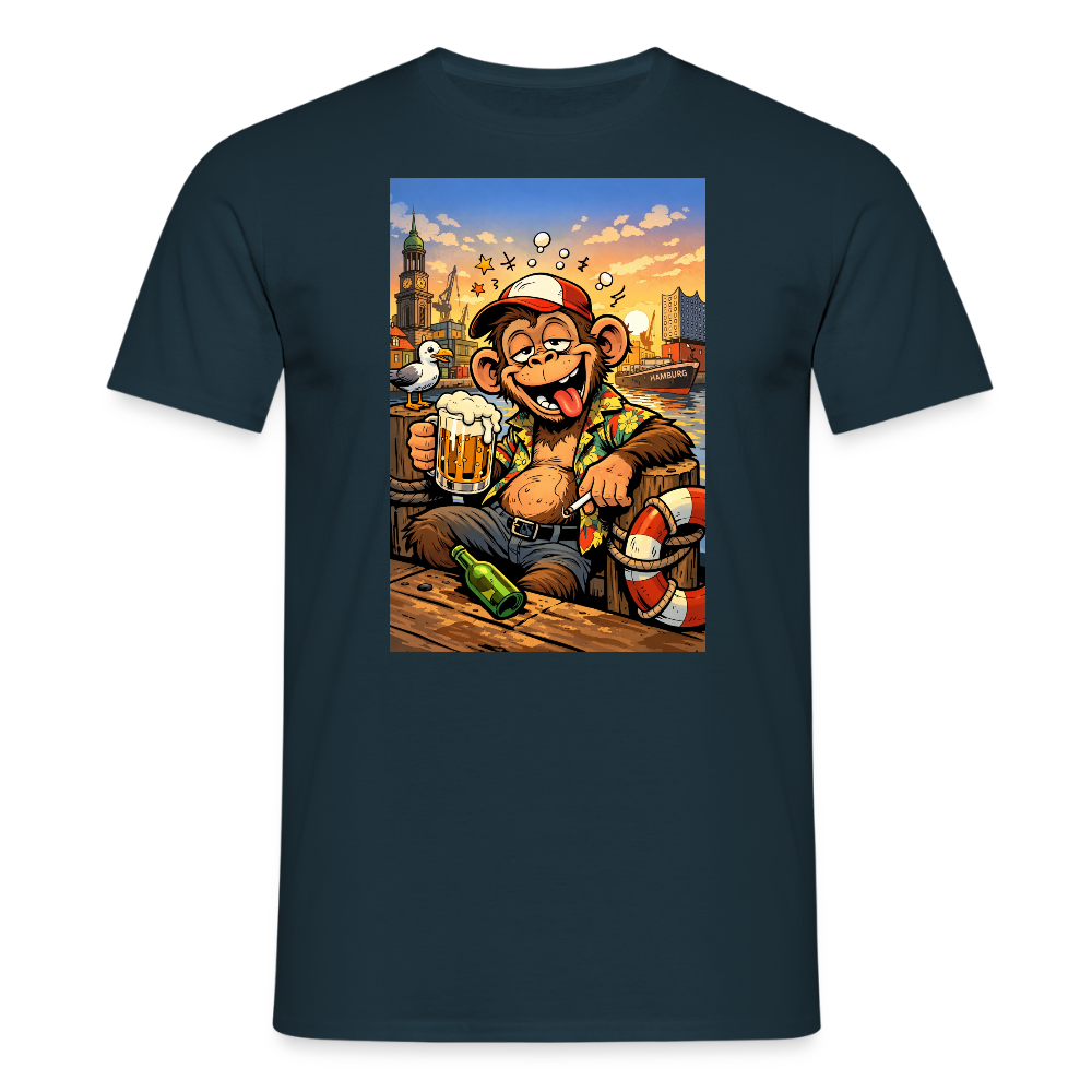 SSW2724 Affe Hamburg Bier - Navy