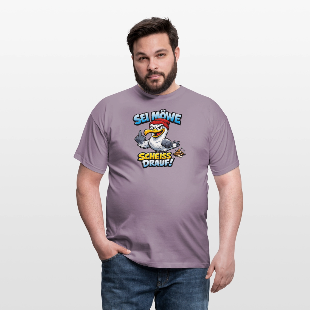 SSW2719SEI MÖWE SCHEISS DRAUF! - Lilagrau 