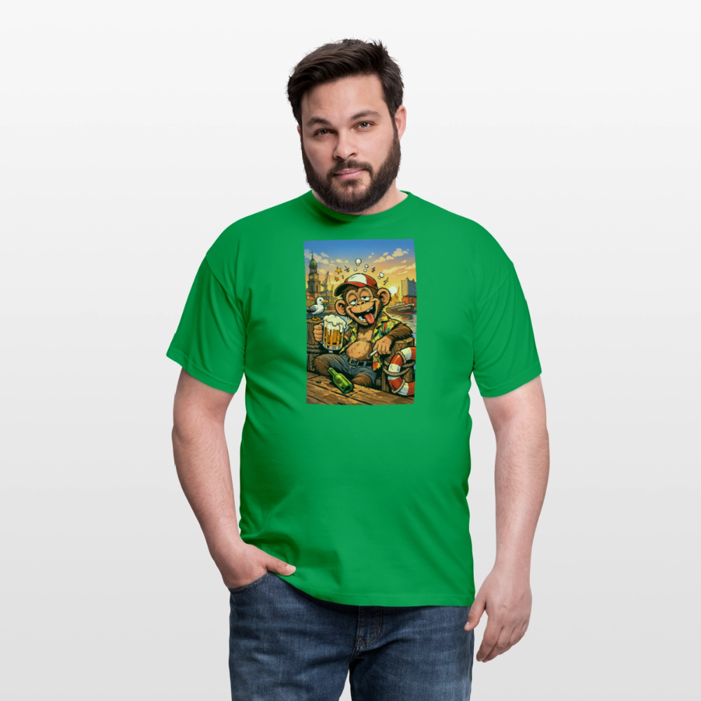 SSW2724 Affe Hamburg Bier - Kelly Green