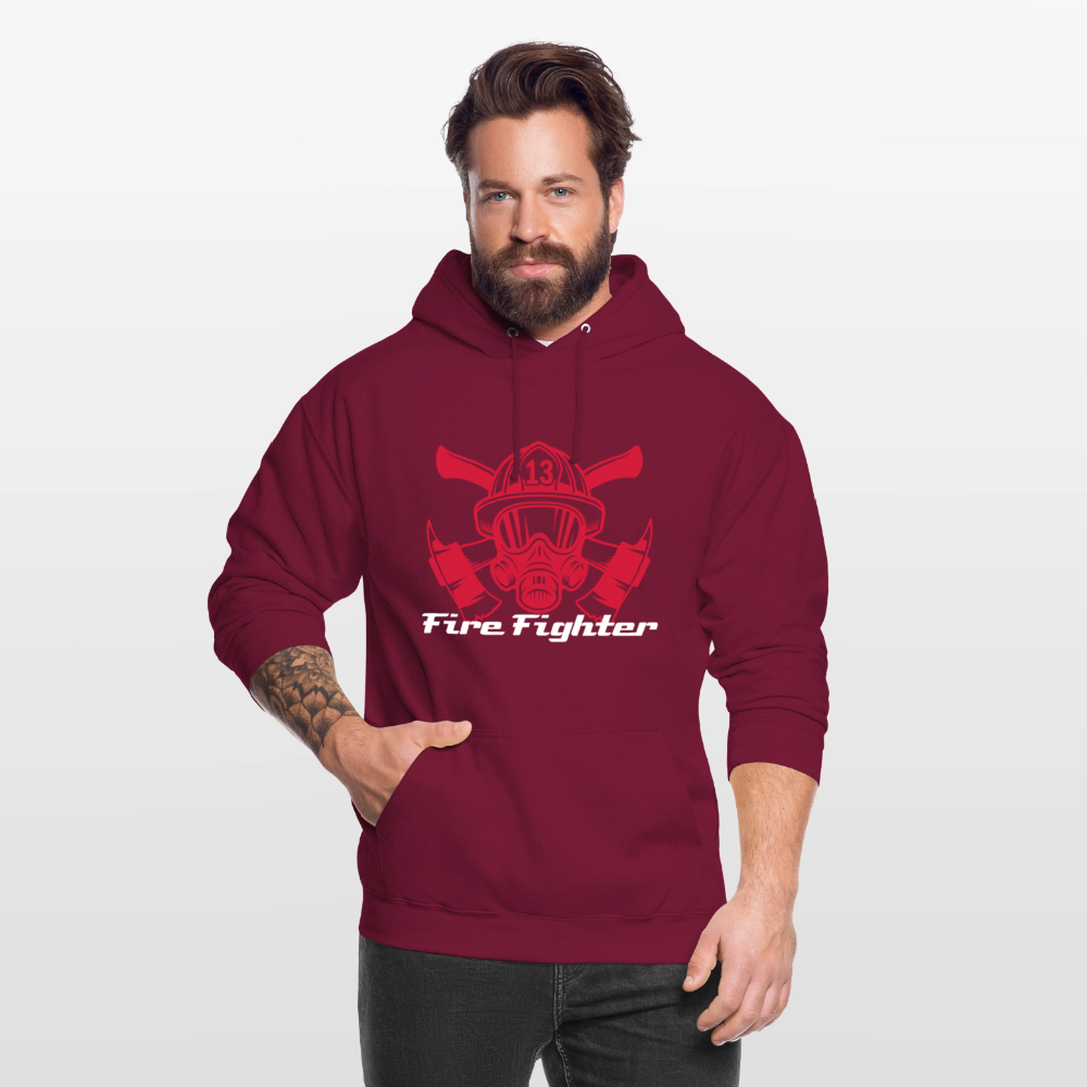 SSW2603 Fire Fighter Unisex Hoodie - Bordeaux