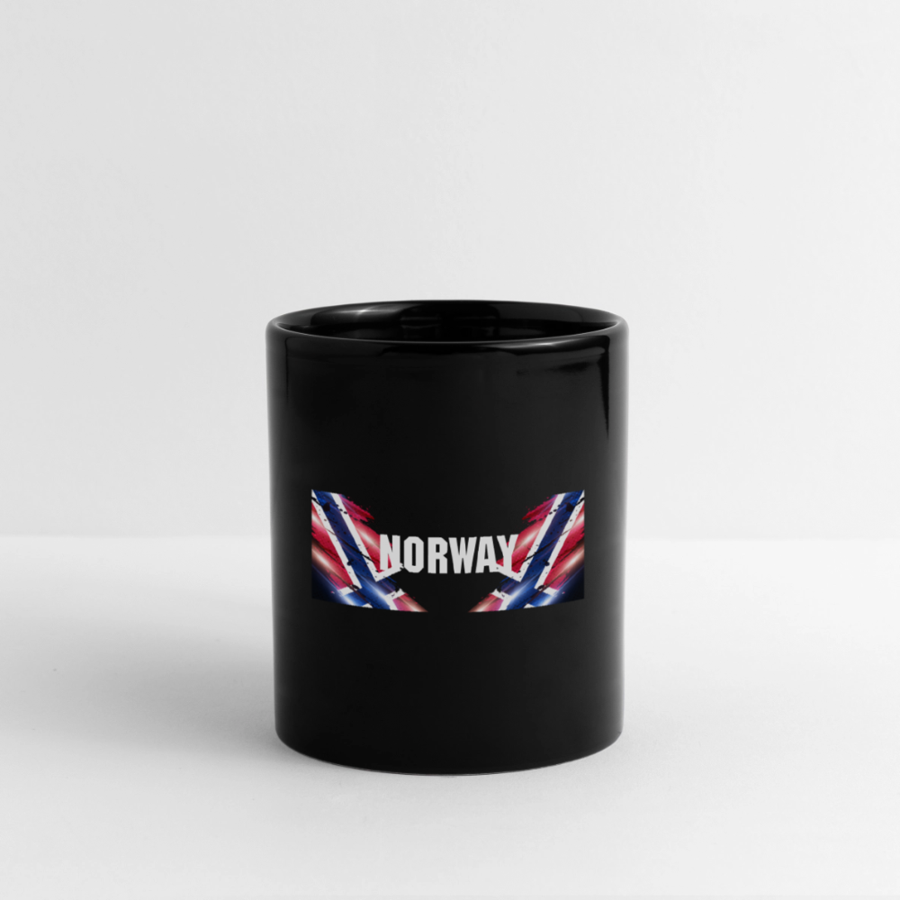 SSW2530 Kaffeebecher Flag of Norway - Schwarz