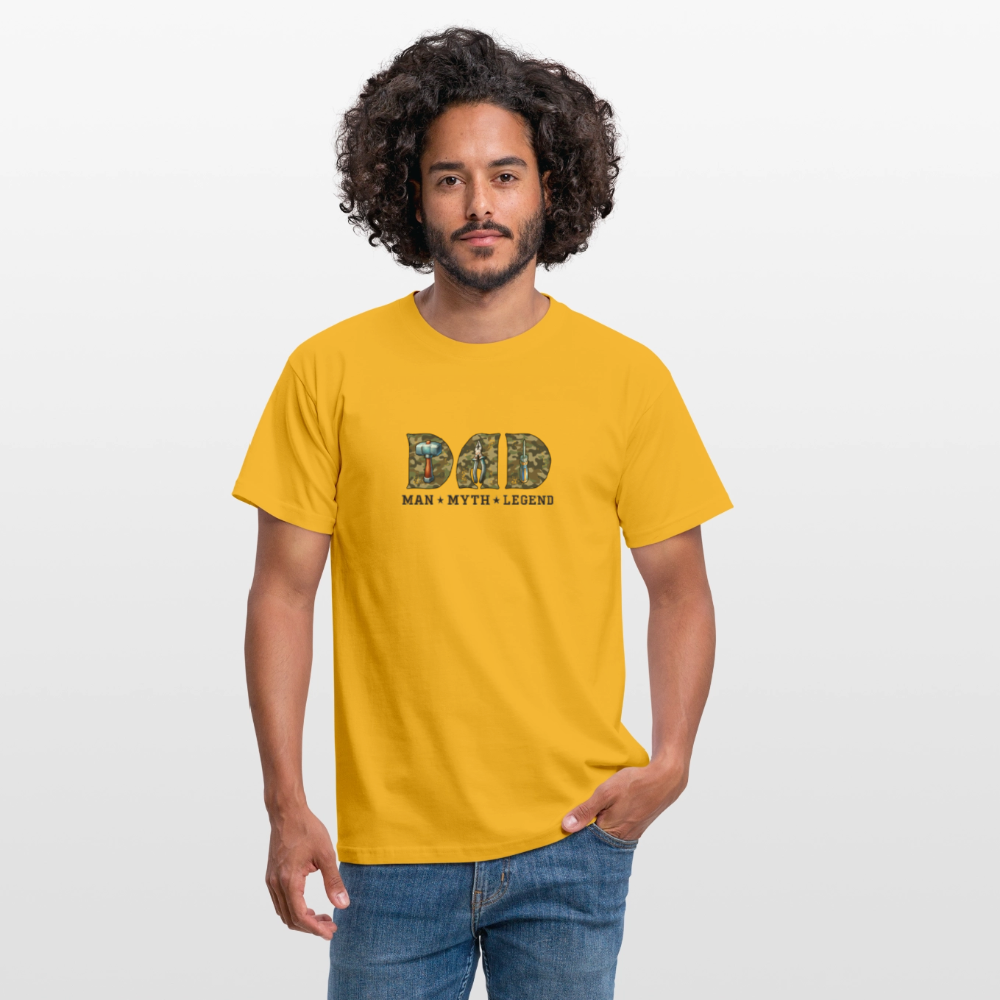 SSW2484Dad Man Myth Legend - Gelb