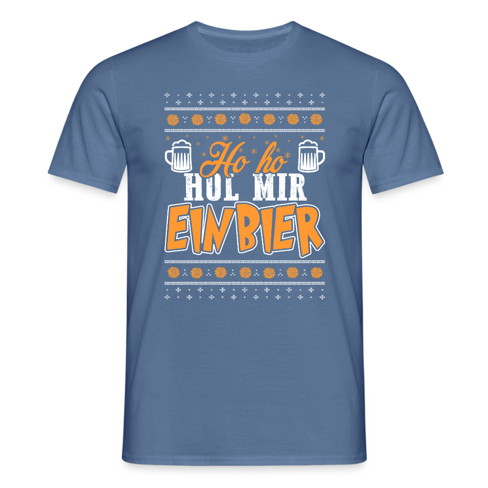 SSW2561ho ho hol mir ein Bier - Taubenblau 