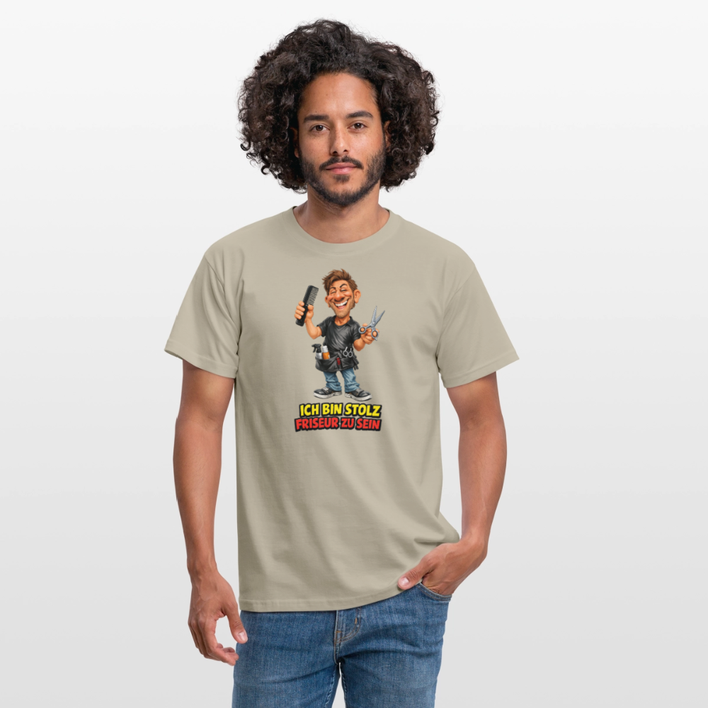 SSW2821 ICH BIN STOLZ FRISEUR ZU SEIN - Sandbeige