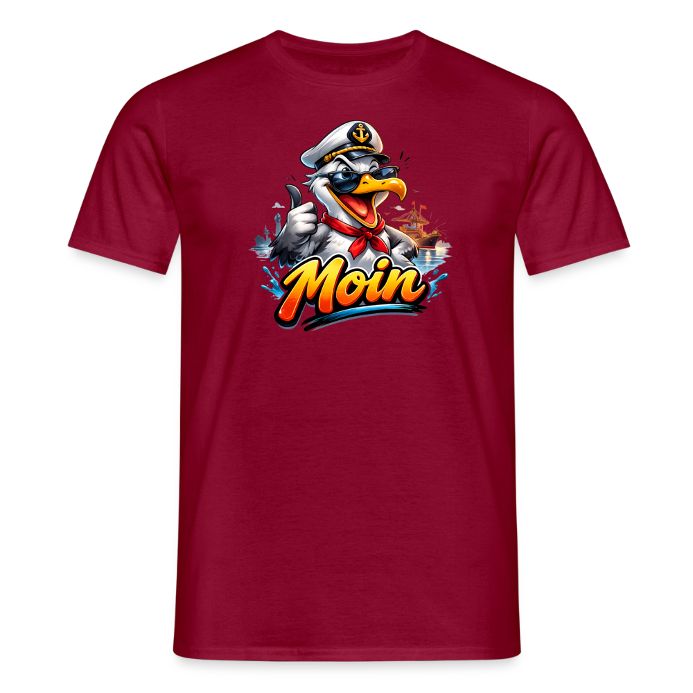 SSW2807 Möwe Moin Halstuch Mütze - Ziegelrot