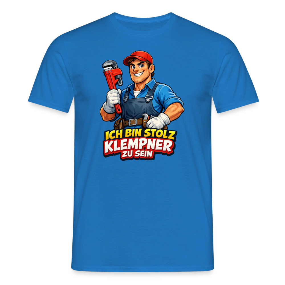 SSW2824 ICH BIN STOLZ KLEMPNER ZU SEIN - Royalblau