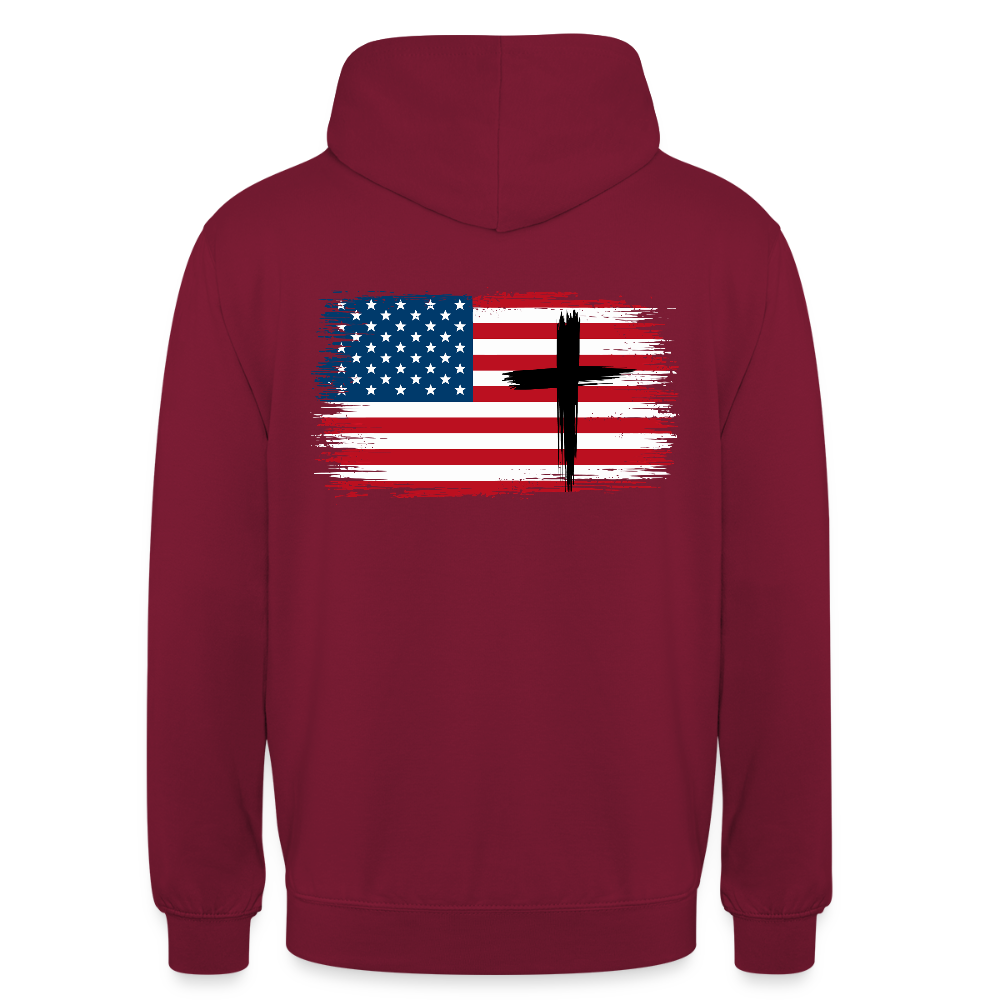 SSW2607 Flag-Cross - Bordeaux