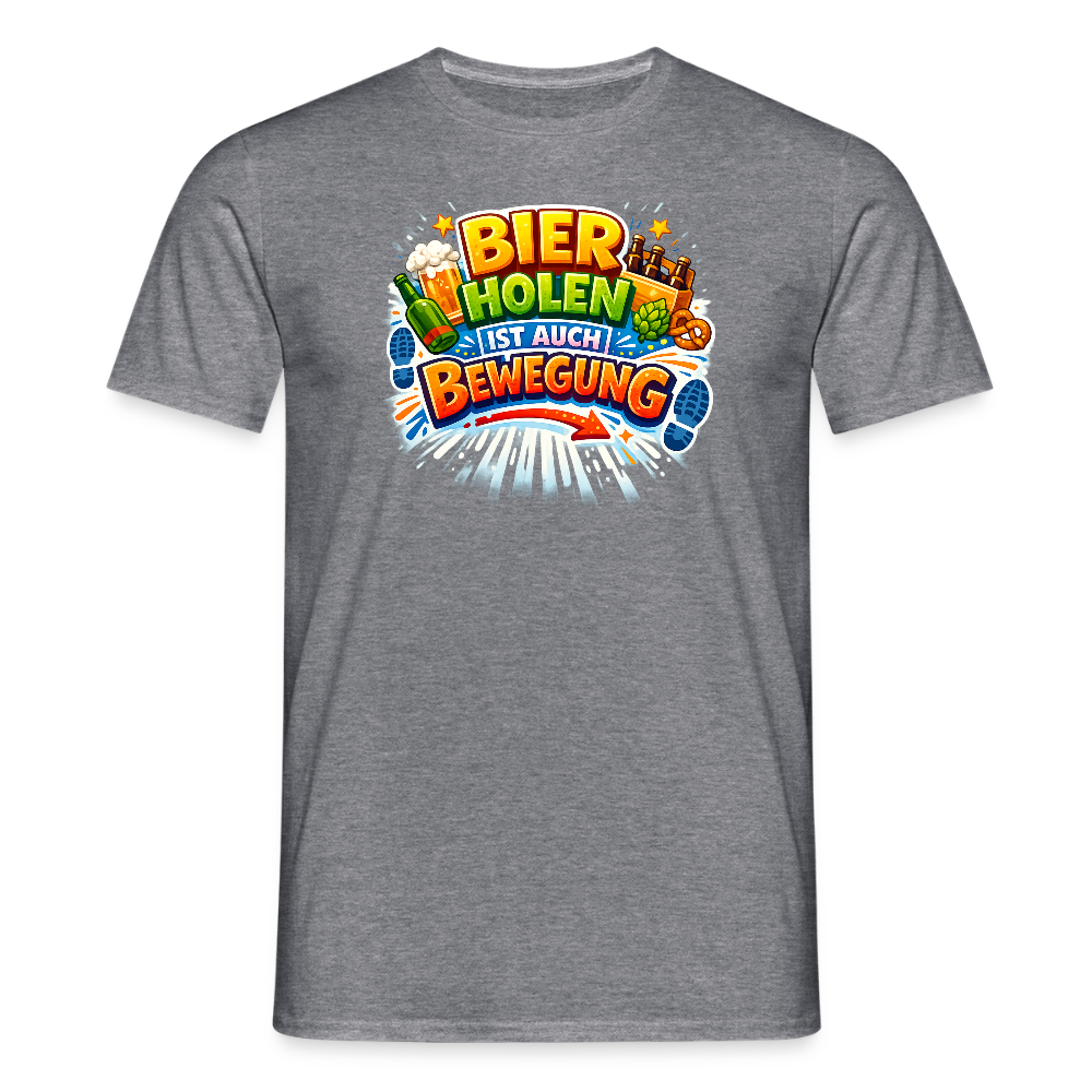 SSW2779 BIER HOLEN IST AUCH BEWEGUNG - Graphit meliert
